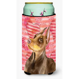 Caroline'S Treasures Doberman Pinscher Love Decorative Can Hugger, Tall Boy, Multicolor
