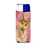Caroline'S Treasures German Shepherd #2 Love Decorative Can Hugger, Slim, Multicolor