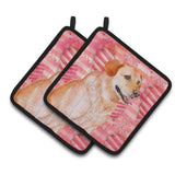 Caroline'S Treasures Labrador Retriever Decorated Pot Holder, 7.5H X 7.5W, Love Is A Dog