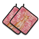 Caroline'S Treasures Pharaoh Hound Decorated Pot Holder, 7.5H X 7.5W, Love Is A Dog