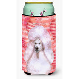 Caroline'S Treasures White Standard Poodle Love Decorative Can Hugger, Tall Boy, Multicolor