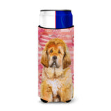 Caroline'S Treasures Tibetan Mastiff Love Decorative Can Hugger, Slim, Multicolor