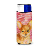 Caroline'S Treasures Toy Terrier Love Decorative Can Hugger, Slim, Multicolor