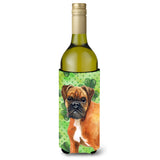 Caroline'S Treasures German Boxer St Patrick'S Decorative Bottle Hugger, 750Ml, Multicolor