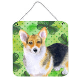 Caroline'S Treasures Pembroke Corgi Metal Print, 6H X 6W, St Patrick'S Day