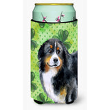 Caroline'S Treasures Bernese Mountain Dog St Patrick'S Decorative Can Hugger, Tall Boy, Multicolor