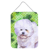 Caroline'S Treasures Bichon Frise St Patrick'S Metal Print, 16 X 12, Multicolor