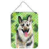 Caroline'S Treasures East-European Shepherd St Patrick'S Metal Print, 16 X 12, Multicolor