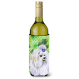 Caroline'S Treasures Maltese St Patrick'S Decorative Bottle Hugger, 750Ml, Multicolor