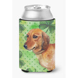 Caroline'S Treasures Dachshund St Patrick'S Decorative Can Hugger, Multicolor
