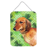 Caroline'S Treasures Dachshund St Patrick'S Metal Print, 16 X 12, Multicolor
