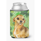 Caroline'S Treasures Chihuahua St Patrick'S Decorative Can Hugger, Multicolor