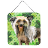Caroline'S Treasures Chinese Crested Metal Print, 6H X 6W, St Patrick'S Day