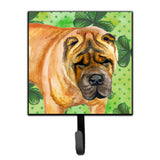 Caroline'S Treasures Shar Pei St Patrick'S Wall Hook, Small, Multicolor