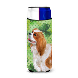Caroline'S Treasures Cavalier Spaniel St Patrick'S Decorative Can Hugger, Slim, Multicolor
