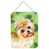 Caroline'S Treasures Morkie St Patrick'S Metal Print, 16 X 12, Multicolor