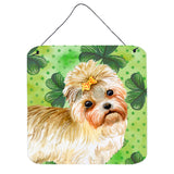 Caroline'S Treasures Morkie Metal Print, 6H X 6W, St Patrick'S Day