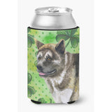 Caroline'S Treasures American Akita St Patrick'S Decorative Can Hugger, Multicolor