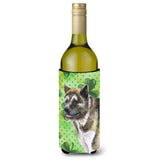 Caroline'S Treasures American Akita St Patrick'S Decorative Bottle Hugger, 750Ml, Multicolor