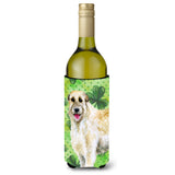 Caroline'S Treasures Irish Wolfhound St Patrick'S Decorative Bottle Hugger, 750Ml, Multicolor