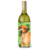 Caroline'S Treasures Rhodesian Ridgeback St Patrick'S Decorative Bottle Hugger, 750Ml, Multicolor