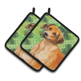 Caroline'S Treasures Rhodesian Ridgeback Decorated Pot Holder, 7.5H X 7.5W, St Patrick'S Day