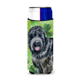 Caroline'S Treasures Black Russian Terrier St Patrick'S Decorative Can Hugger, Slim, Multicolor