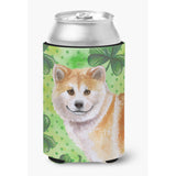 Caroline'S Treasures Shiba Inu St Patrick'S Decorative Can Hugger, Multicolor