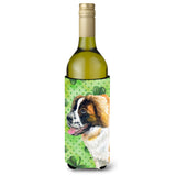 Caroline'S Treasures Saint Bernard St Patrick'S Decorative Bottle Hugger, 750Ml, Multicolor