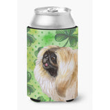 Caroline'S Treasures Pekingese St Patrick'S Decorative Can Hugger, Multicolor