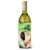 Caroline'S Treasures Pekingese St Patrick'S Decorative Bottle Hugger, 750Ml, Multicolor