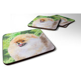 Caroline'S Treasures Pomeranian St Patrick'S Decorative Coasters, Multicolor
