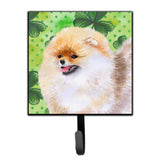 Caroline'S Treasures Pomeranian St Patrick'S Wall Hook, Small, Multicolor