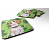 Caroline'S Treasures Beagle St Patrick'S Decorative Coasters, Multicolor