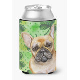 Caroline'S Treasures French Bulldog St Patrick'S Decorative Can Hugger, Multicolor