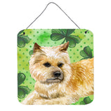 Caroline'S Treasures Cairn Terrier Metal Print, 6H X 6W, St Patrick'S Day