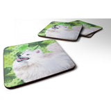 Caroline'S Treasures Samoyed St Patrick'S Decorative Coasters, Multicolor