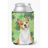 Caroline'S Treasures Basenji St Patrick'S Decorative Can Hugger, Multicolor