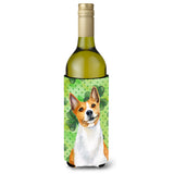 Caroline'S Treasures Basenji St Patrick'S Decorative Bottle Hugger, 750Ml, Multicolor