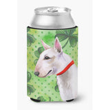 Caroline'S Treasures Bull Terrier St Patrick'S Decorative Can Hugger, Multicolor