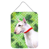 Caroline'S Treasures Bull Terrier St Patrick'S Metal Print, 16 X 12, Multicolor