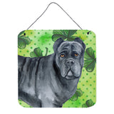 Caroline'S Treasures Cane Corso Metal Print, 6H X 6W, St Patrick'S Day