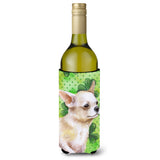 Caroline'S Treasures Chihuahua Leg Up St Patrick'S Decorative Bottle Hugger, 750Ml, Multicolor