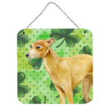 Caroline'S Treasures Italian Greyhound Metal Print, 6H X 6W, St Patrick'S Day