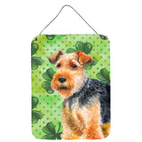Caroline'S Treasures Welsh Terrier St Patrick'S Metal Print, 16 X 12, Multicolor