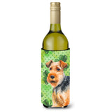 Caroline'S Treasures Welsh Terrier St Patrick'S Decorative Bottle Hugger, 750Ml, Multicolor