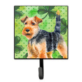 Caroline'S Treasures Welsh Terrier St Patrick'S Wall Hook, Small, Multicolor