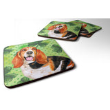 Caroline'S Treasures Basset Hound St Patrick'S Decorative Coasters, Multicolor