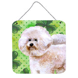 Caroline'S Treasures Bichon Frise #2 Metal Print, 6H X 6W, St Patrick'S Day