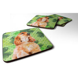Caroline'S Treasures Cocker Spaniel St Patrick'S Decorative Coasters, Multicolor